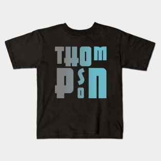 Thompson, name, typography Kids T-Shirt
